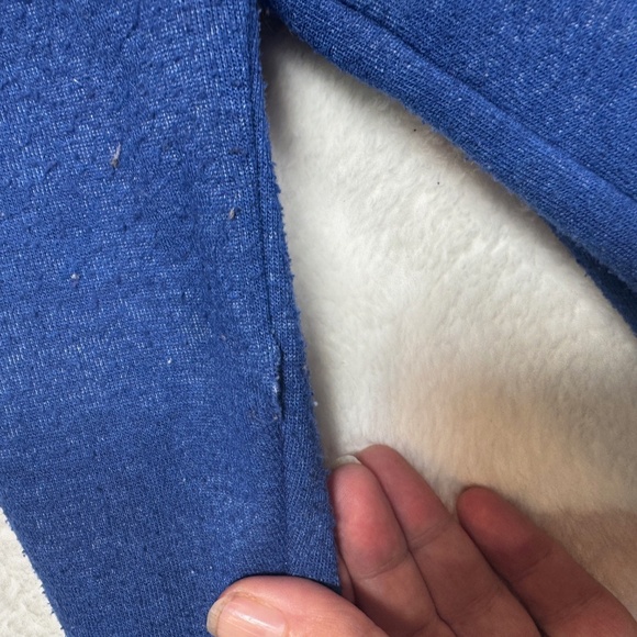 Bench Full Zip Sweatshirt Mens Size Large Blue Mock Neck Preppy Skater - Picture 4 of 5